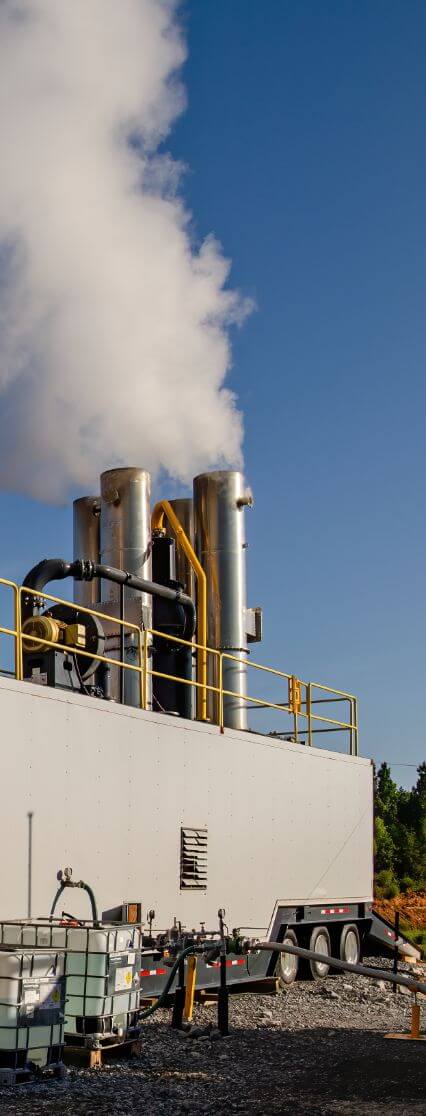 side view of skagen water disposal unit